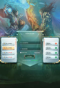 Emerald Metin2 Login Game Ui Template