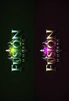 Fusion Editable PSD Logo template